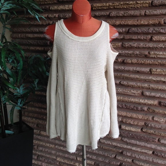 Free People Sweaters - FREE PEOPLE Sunrise Sunset Cold Shoulder Sweater